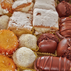 variety of pastries, sweet background