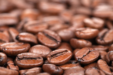 Kaffeebohnen mit Textfreiraum