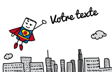 Carte d'invitation pour anniversaire garçon © DURIS Guillaume