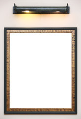 Photo frame on wall