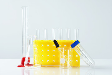 Test tubes and other laboratory glassware