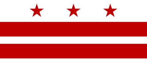 Washington D.C City flag