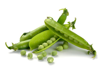 Ripe pea vegetable