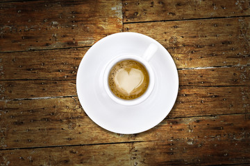 Heart coffee