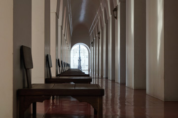 The chair at hallway