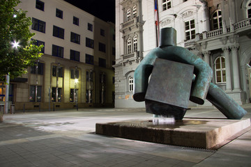 Statue of justice, Brno
