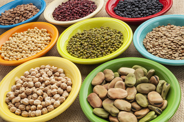Obraz premium beans in bowls abstract