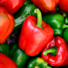 Red and Green Peppers