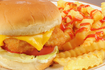 Fish sandwich