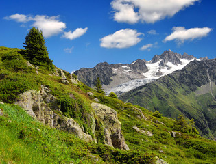 Naklejka na ściany i meble Widok Savoy Alpy-Europa
