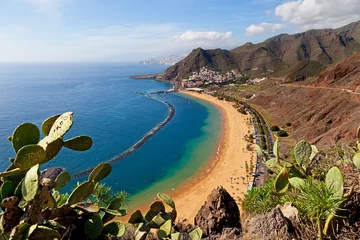 Rolgordijnen Las Teresitas Beach, Tenerife © SOMATUSCANI