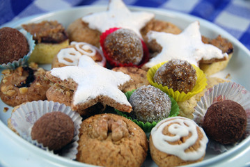 Festive biscuits
