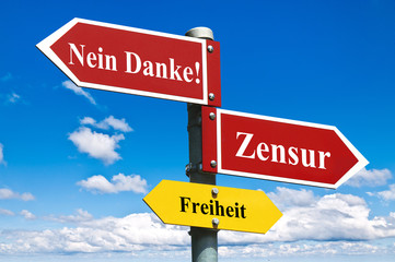 Zensur? Nein Danke!