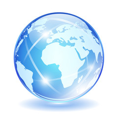 Vector globe illustration
