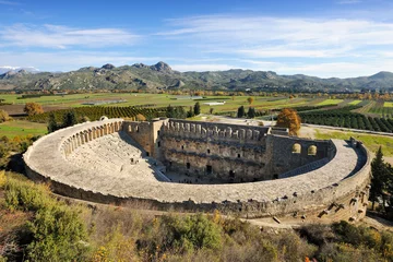Rolgordijnen Roman amphitheatre of Aspendos © tobago77