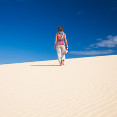 amateur Christmas in the dunes photoshoot
