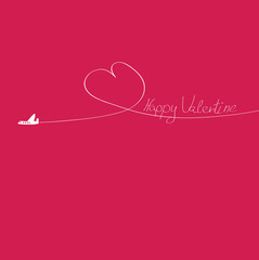 cute valentine greeting card