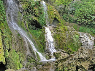 Cascade waterfalls nearer to the Krushuna village Bulgaria