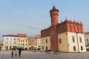 Fototapeta na wymiar Tarnow Rathausplatz