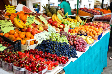 Market place in Venice