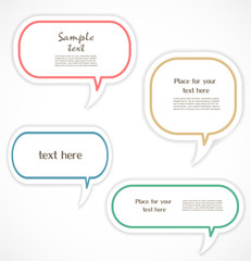 Speech bubbles