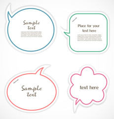 Speech bubbles
