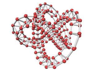 Molecule, 3D render.