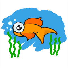 cartoon fish vector