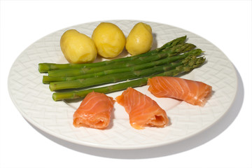 Asparagus with Salmon