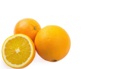 Two and half oranges