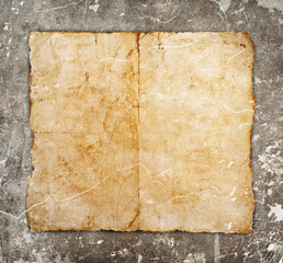 old paper on grunge background