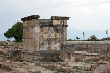 ruins of the ancient city of Hierapolis