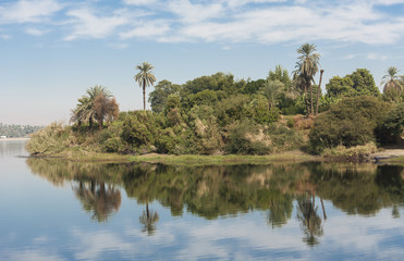 Banks of a large river