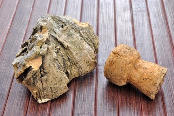 Sughero e tappo di sughero