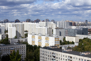 Fototapeta premium City landscape - the Southwest of Moscow. Russia