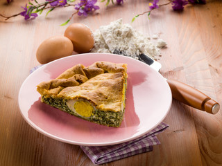 pasqualina cake, traditional italian  easter food