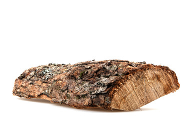 The logs of fire wood isolated on white