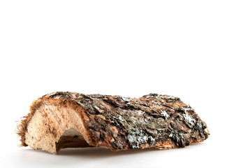 The logs of fire wood isolated on white