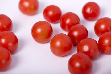 group of small tomatos