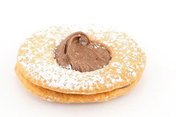 Occhio di bue al cioccolato- biscotti