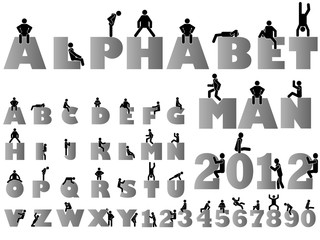 ALPHABET  MAN STYLE