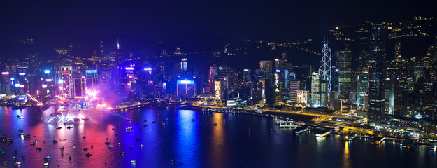 Hong Kong 2013 countdown fireworks