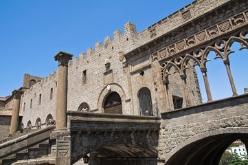 Fototapeta premium Papal Palace. Viterbo. Lazio. Italy.