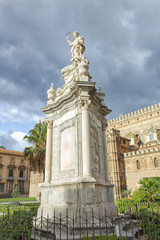 Fototapeta na wymiar Statue of Santa Rosalia
