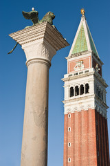 Fototapeta na wymiar piazza s. marco venezia 1855