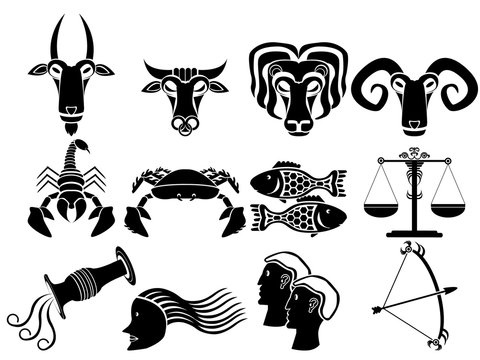 ZODIAC  SIGNS ICONS