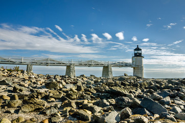 Marshall Point Lighthouse on Port Clyde Harbour
