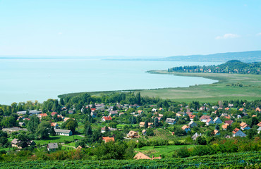 Landscape of Lake Balaton,Hungary