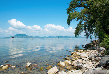 Landscape of Lake Balaton, Hungary