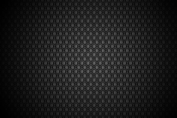 Obraz premium Black Floral Pattern